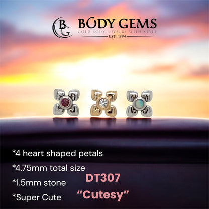 DT307 “Cutesy”, 4.75mm, 1.5mm stone