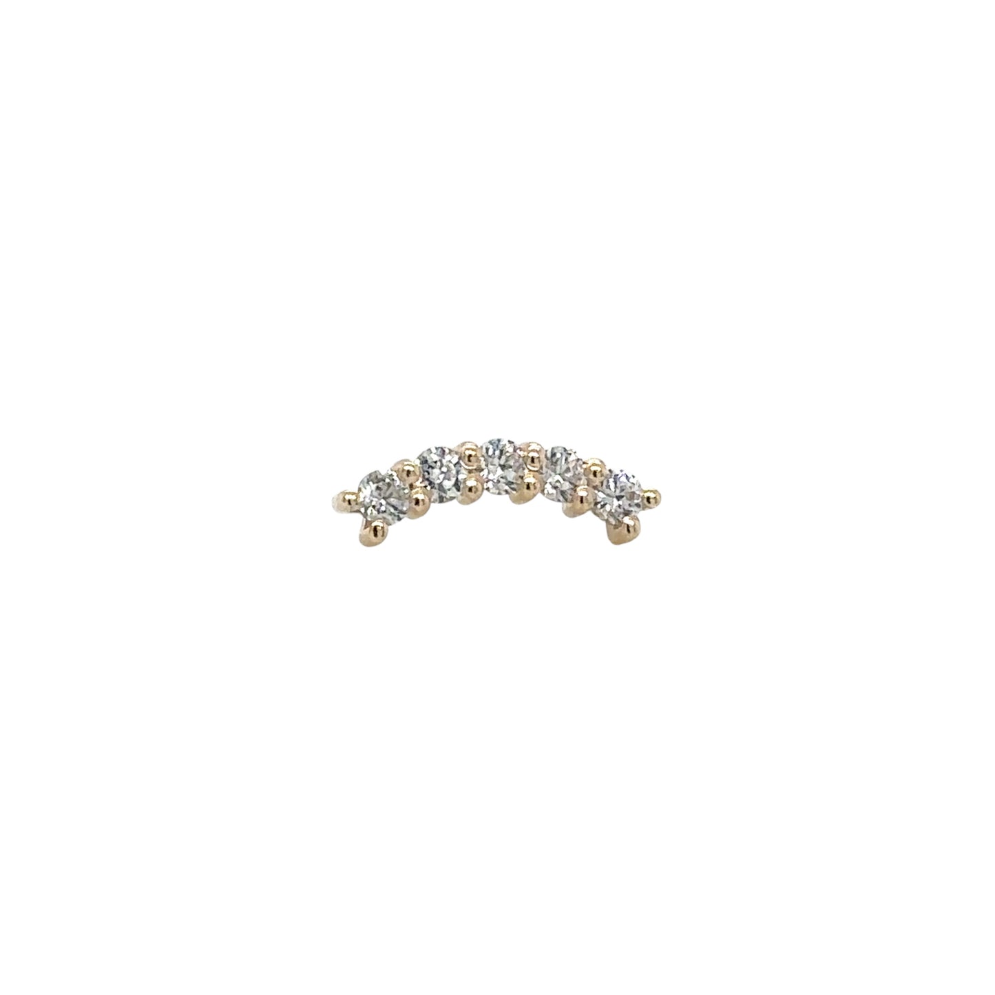 DT305-“Miami” 5 stone arc (2mm st)