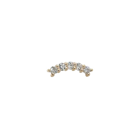 DT305-“Miami” 5 stone arc (2mm st)