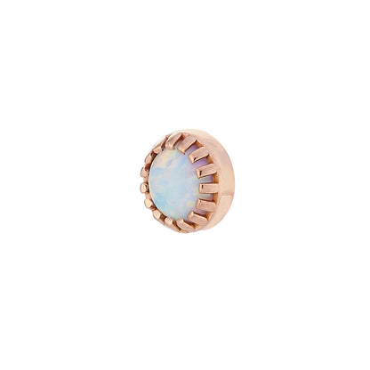 DT233 "FUSION" 3mm round Cabochon multi prong