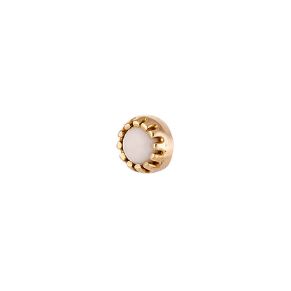 DT234 "FUSION" 4mm round Cabochon multi prong
