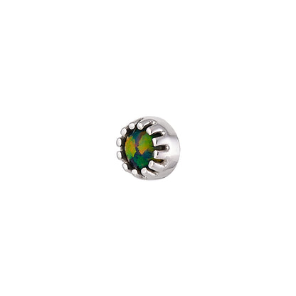DT234 "FUSION" 4mm round Cabochon multi prong
