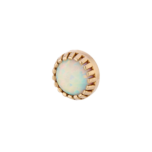 DT235 "FUSION" 5mm round Cabochon multi prong