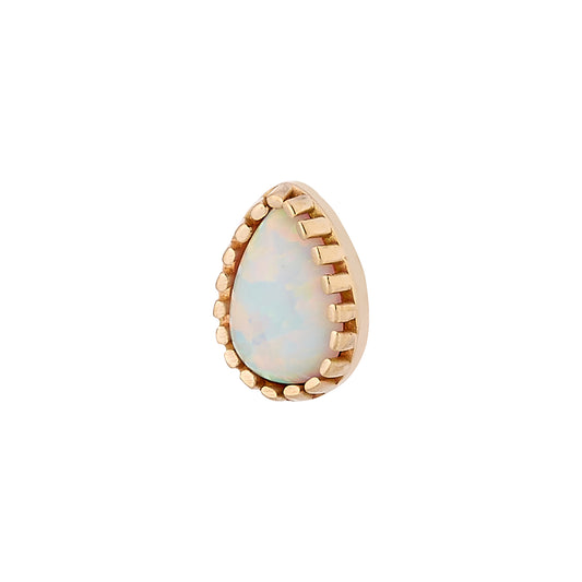 DT236 "FUSION" 6x4mm Pear Cabochon multi prong