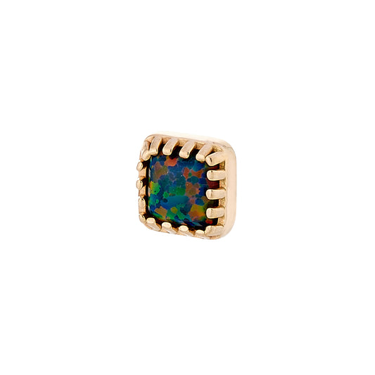DT237 "FUSION" 4mm cushion Cabochon multi prong