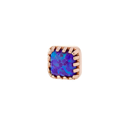 DT237 "FUSION" 4mm cushion Cabochon multi prong