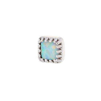 DT237 "FUSION" 4mm cushion Cabochon multi prong