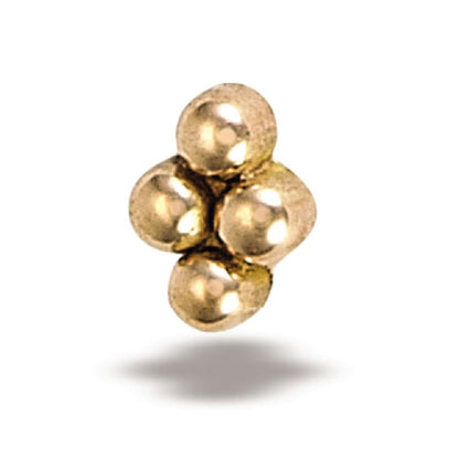 DT035-LG 4 Bead Cluster 4.65mm x 3.5mm