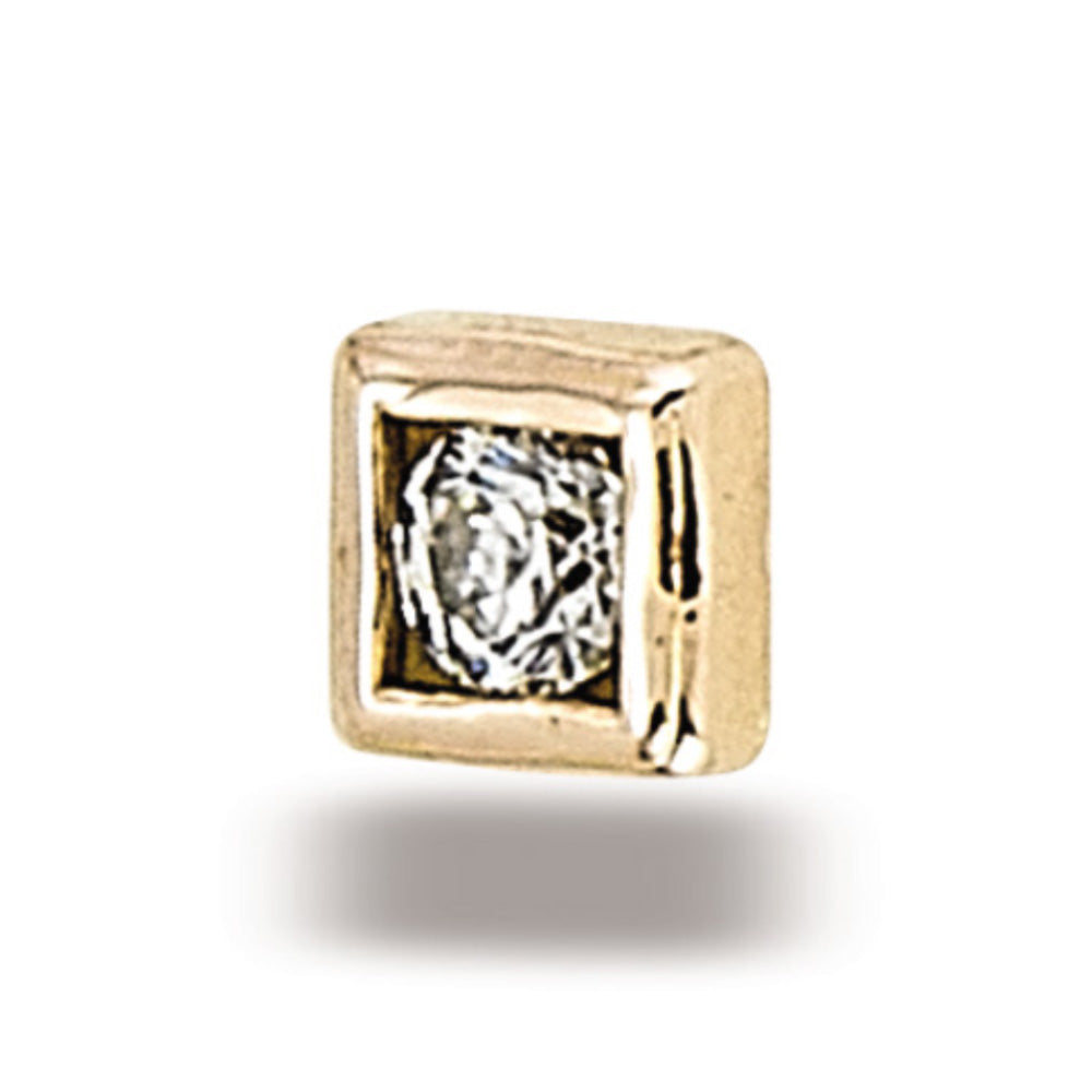 DT072 Square Circle 2mm Stone