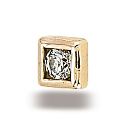 DT072 Square Circle 2mm Stone