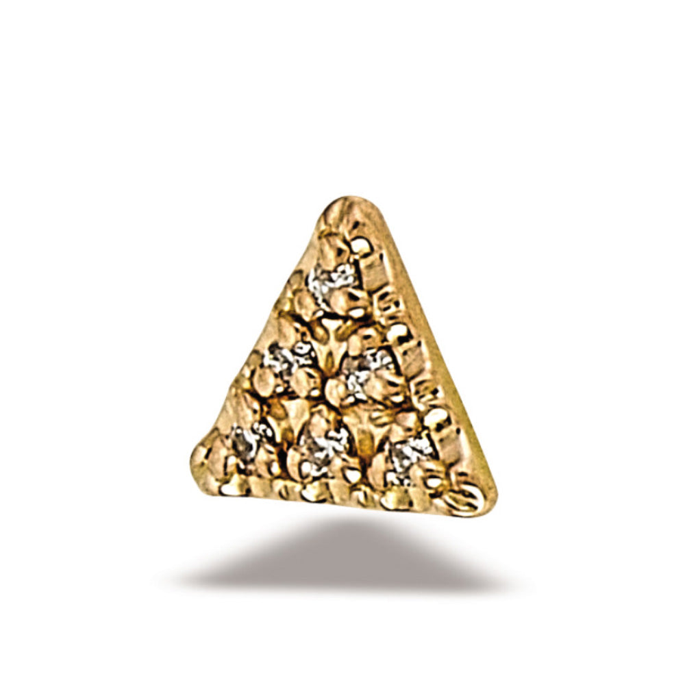 DT081 Triangle Illusion 6 - 1 mm Stones