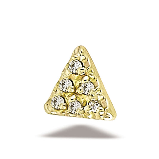 DT081 Triangle Illusion 6 - 1 mm Stones