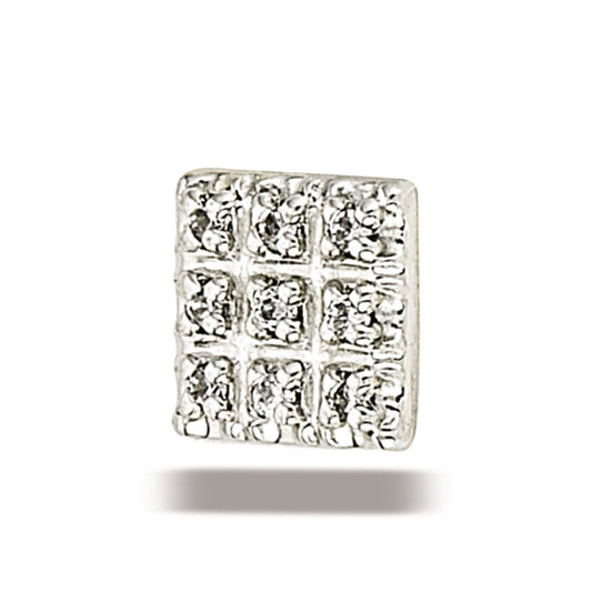 DT082 Square Illusion 9 - 1mm Stones