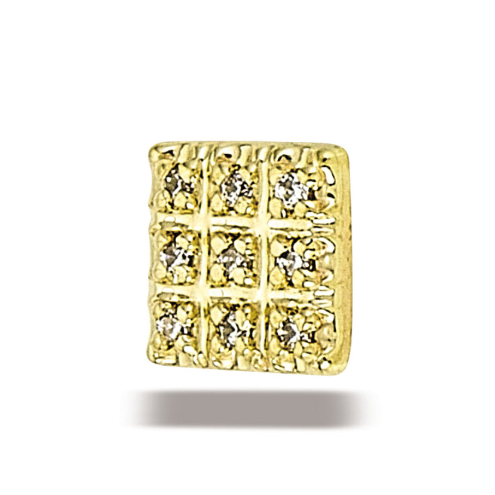 DT082 Square Illusion 9 - 1mm Stones