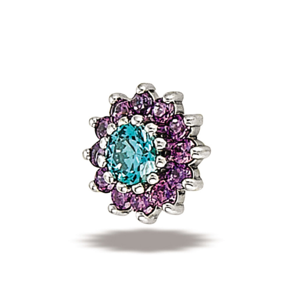 DT085 13 Stone Round Cluster