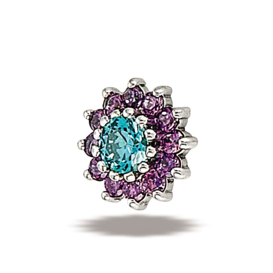 DT085 13 Stone Round Cluster