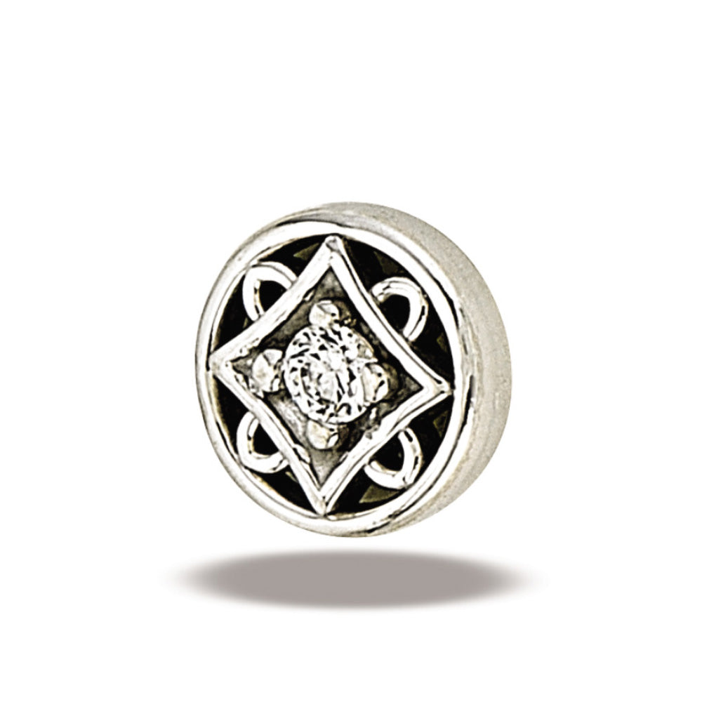 DT095 Deco Circle 2mm Stone (6.6mm)