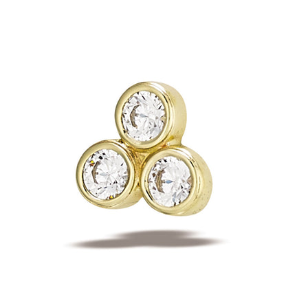DT119 Tri-bezel, 2mm stones