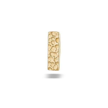 DT123 HAMMERED Rectangle 6mm x 2mm Hammered