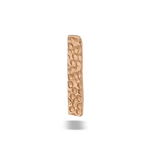 DT123-LG HAMMERED Rectangle 10mm x 2mm Hammered