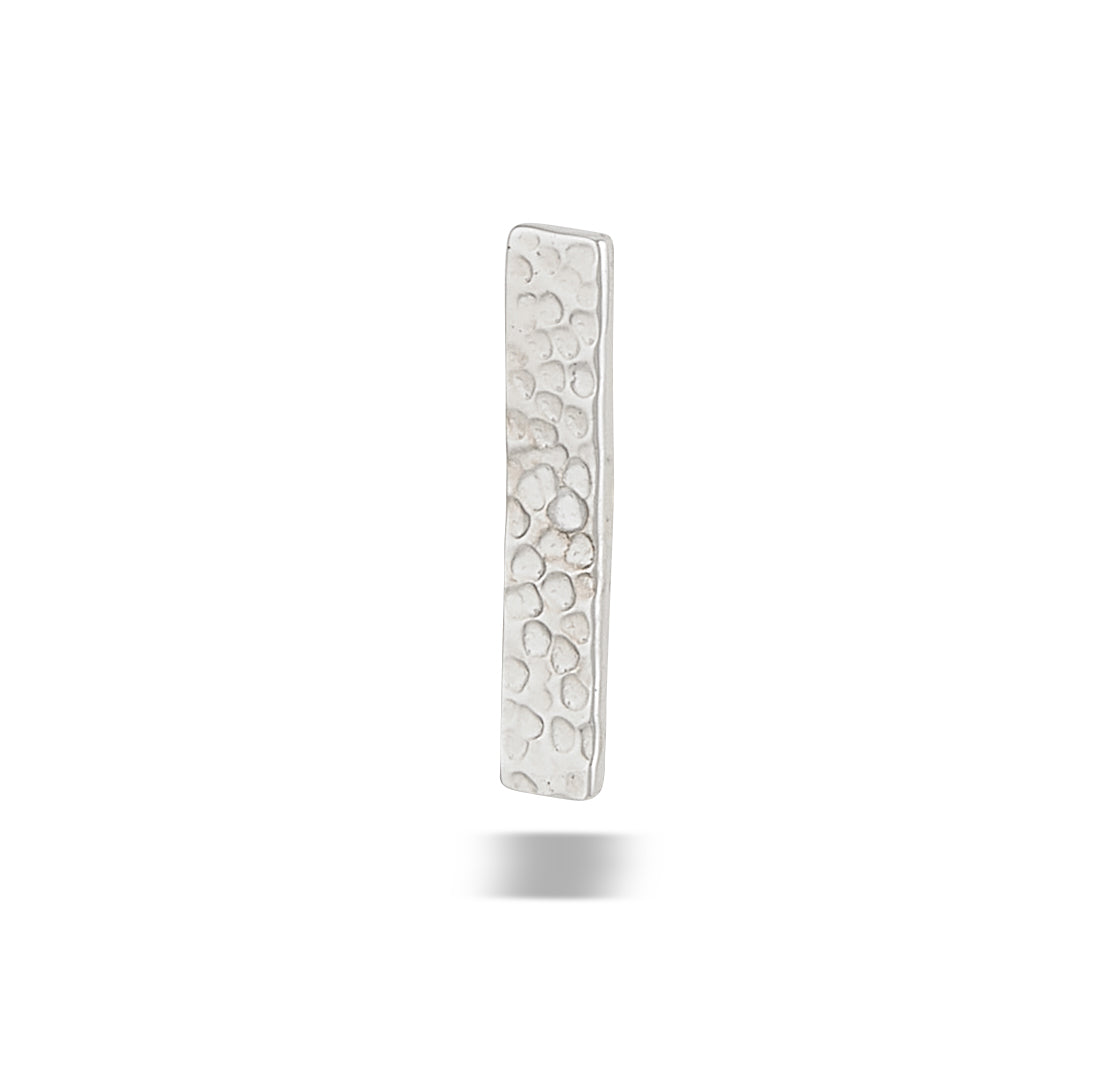 DT123-LG HAMMERED Rectangle 10mm x 2mm Hammered
