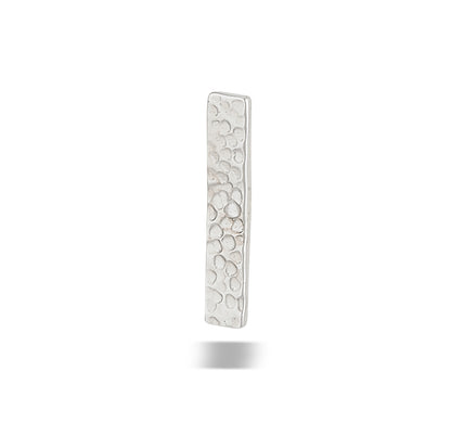 DT123-LG HAMMERED Rectangle 10mm x 2mm Hammered