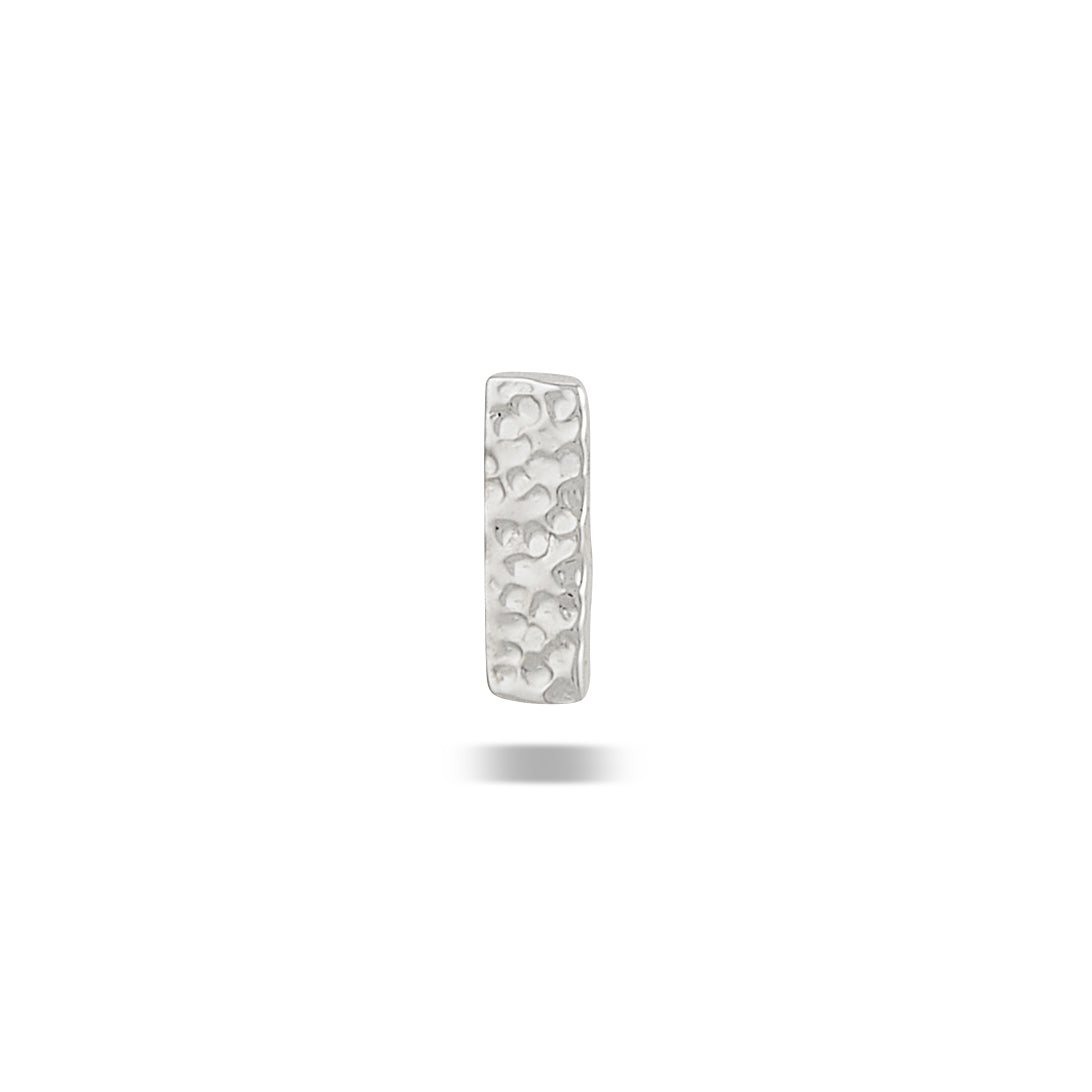 DT123 HAMMERED Rectangle 6mm x 2mm Hammered