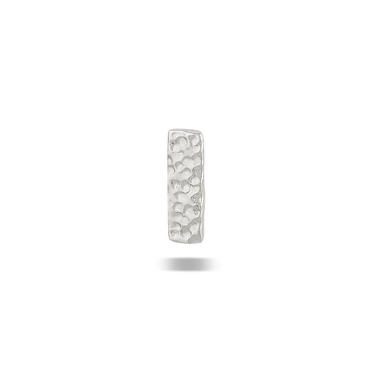 DT123 HAMMERED Rectangle 6mm x 2mm Hammered