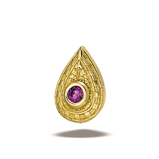 DT128 Pear Relic, 6.65mm x 4.45mm, 1.5mm stone