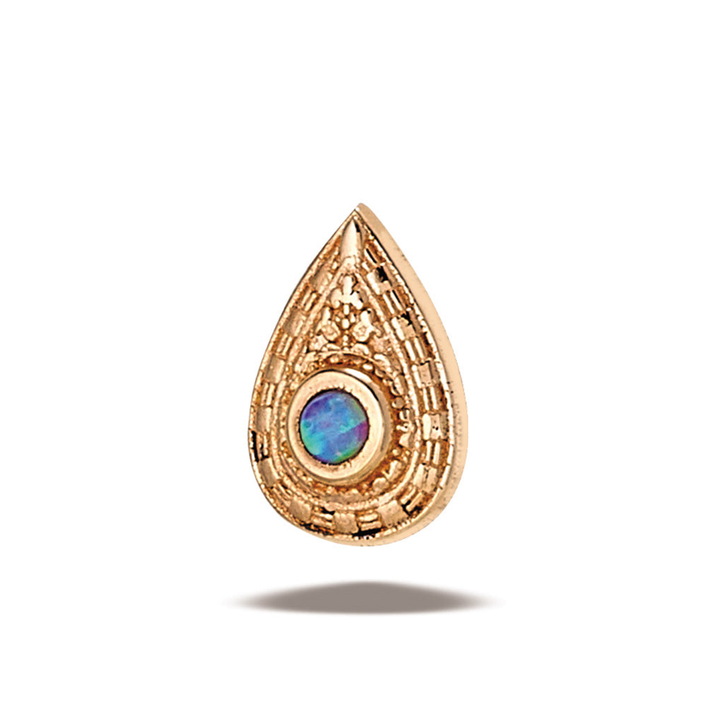 DT128 Pear Relic, 6.65mm x 4.45mm, 1.5mm stone