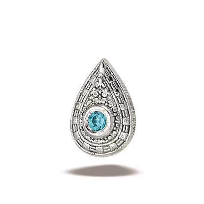 DT128 Pear Relic, 6.65mm x 4.45mm, 1.5mm stone