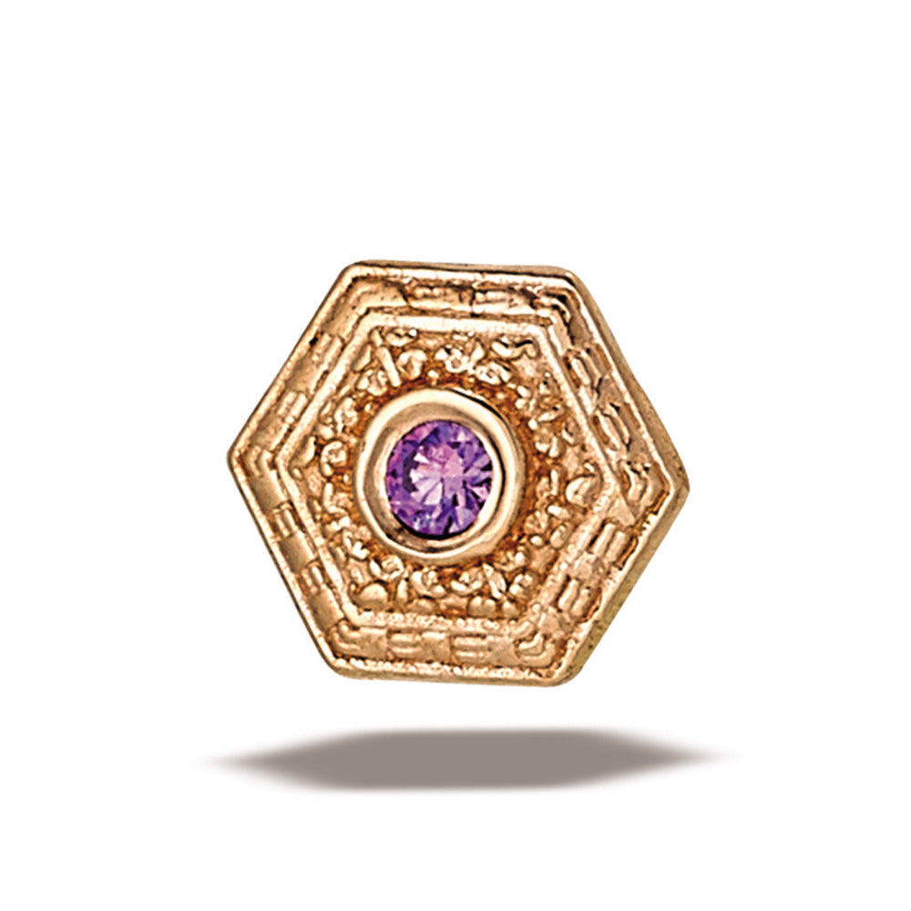 DT129 Hex-Relic, 5.4mm, 1.5mm stone