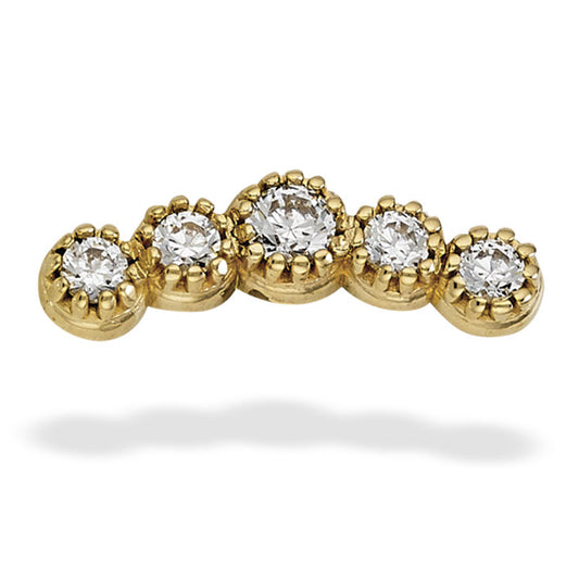 DT145 5 Stone Arc (11.6mm x 3.85mm)