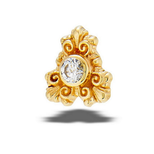DT175 Triangle Elegance 2mm stone (6.3mm x 5.6mm)