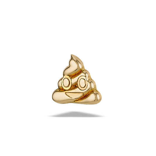 DT222 Poop Emoji 5.5mm x 5.9mm