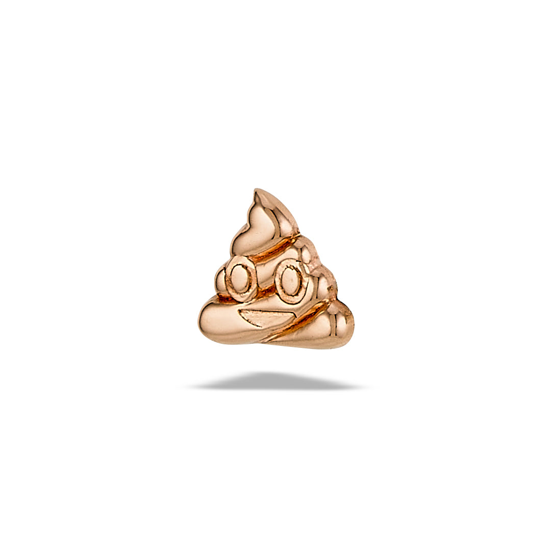 DT222 Poop Emoji 5.5mm x 5.9mm