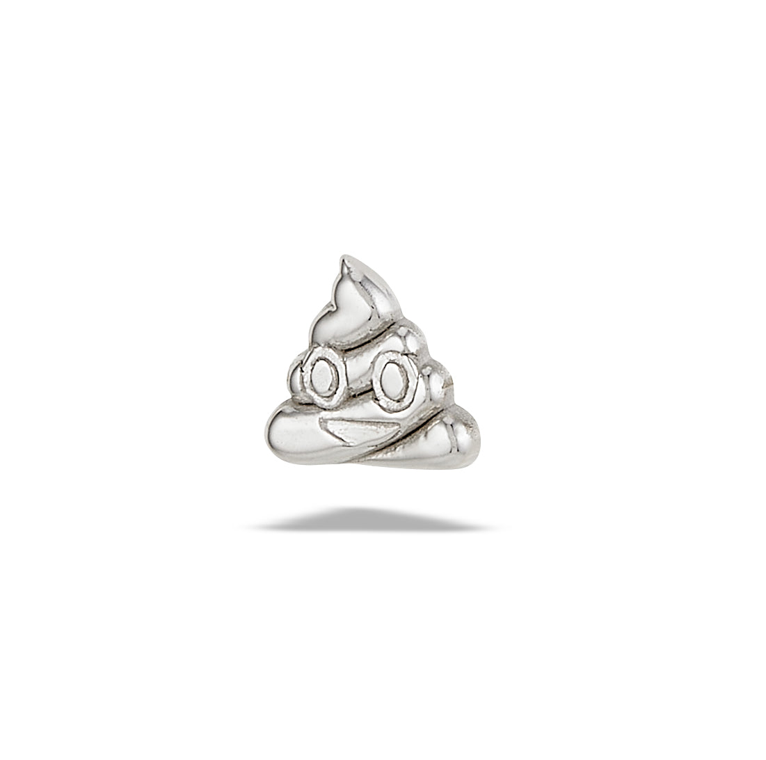 DT222 Poop Emoji 5.5mm x 5.9mm