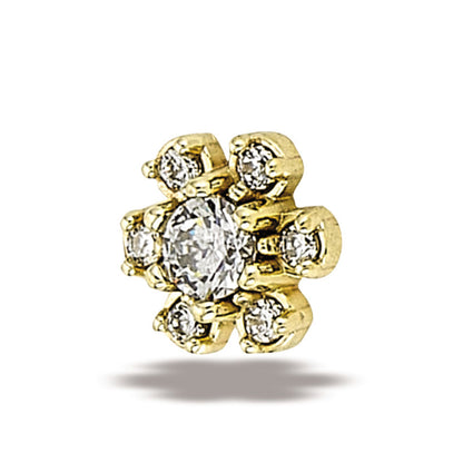 DT086 Daisy 3mm/6-1.25mm Stones