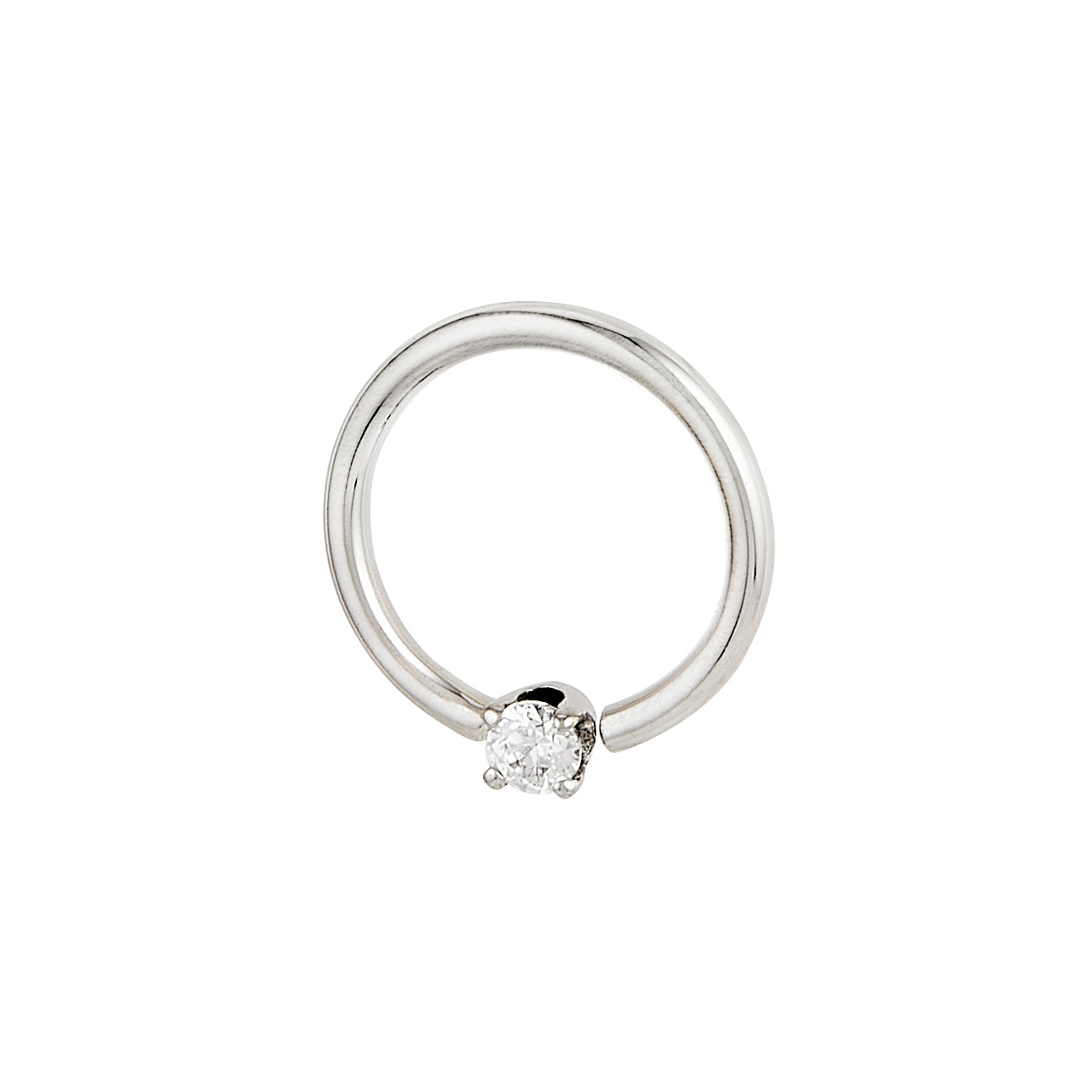 FBR w/DT002 (2mm stone) - 14kt Rose Gold