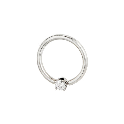 FBR w/DT002 (2mm stone) - 14kt Rose Gold