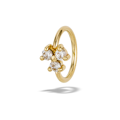 FBR w/DT017 - 14kt White Gold