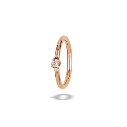 FBR w/DT021 (1.5mm) - 14kt Rose Gold