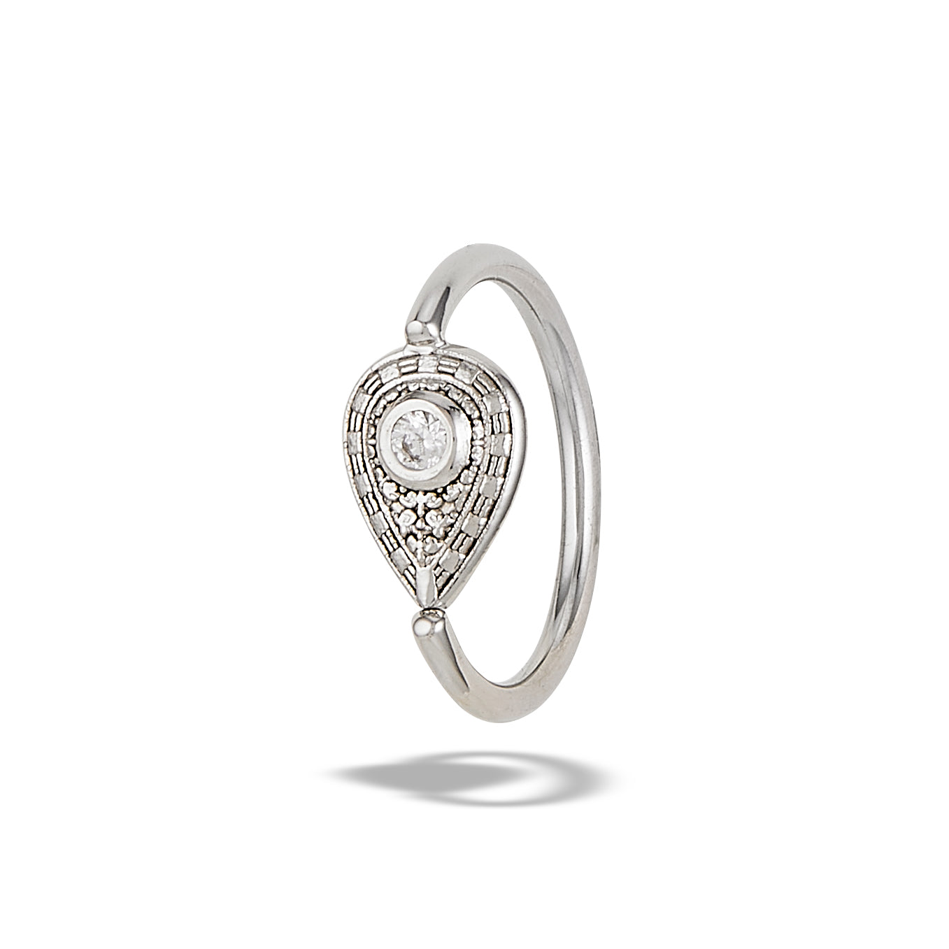 FBR w/DT128 - 14kt White Gold