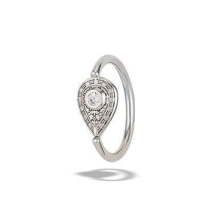 FBR w/DT128 - 14kt White Gold