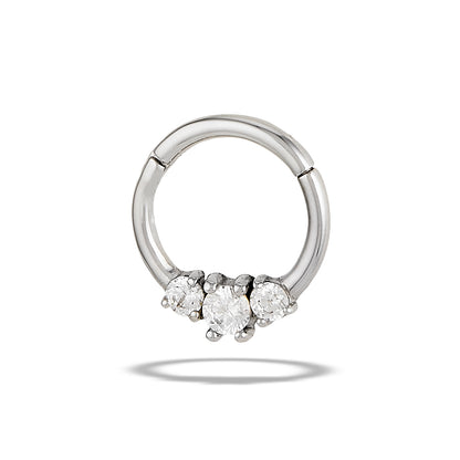 JSR026 3 stone prong set  (1-2.5mm, 2-2mm)