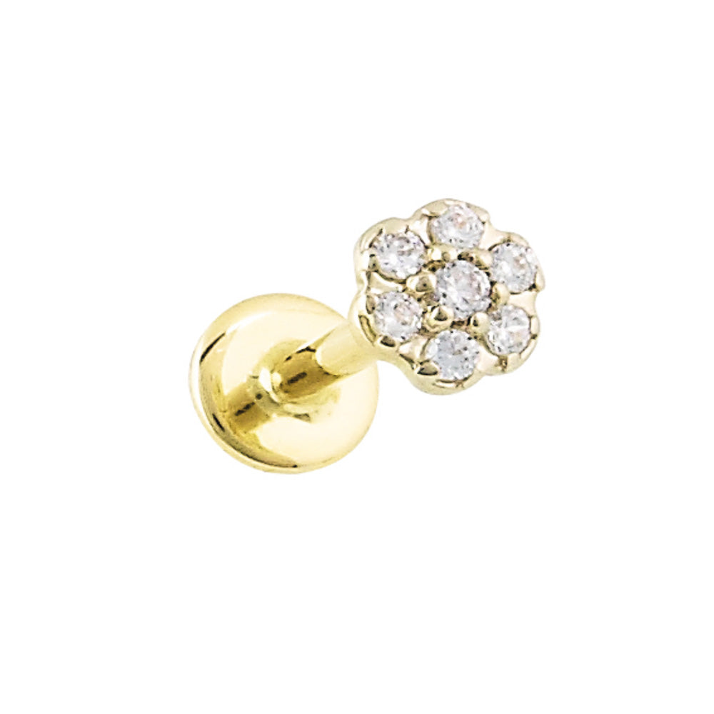 Labret with Flower top