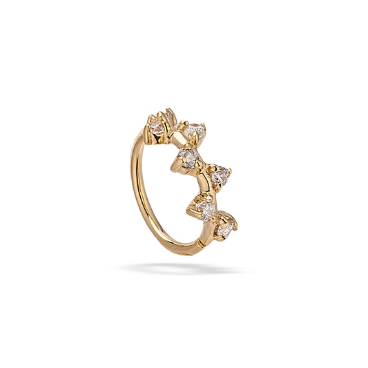 7-1.5mm stones zig zag ring Pizzazz 18-5/16