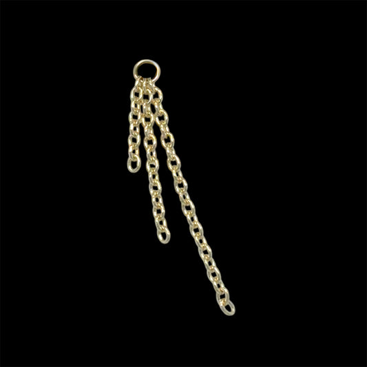 Rolo Tiered Chain Dangle (5/16", 5/8", 3/4")