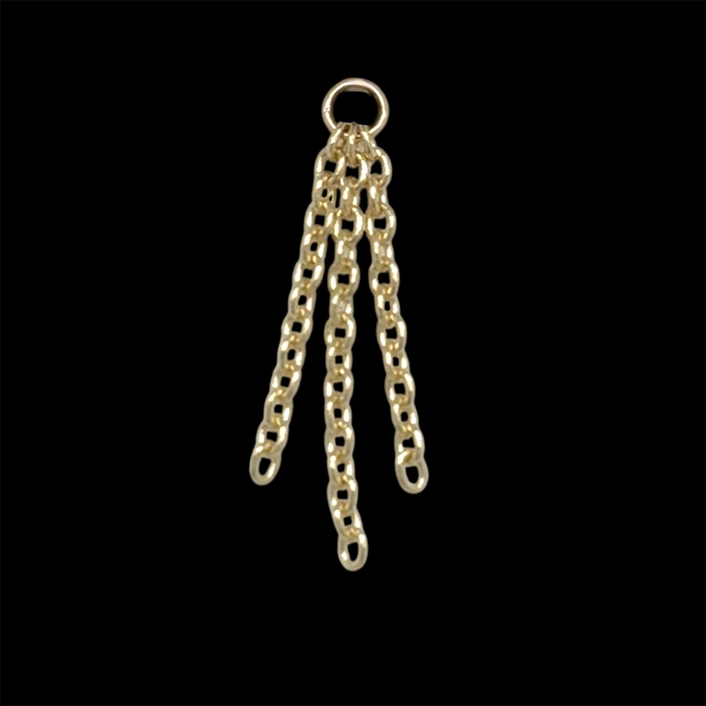 Rolo Trio Sym. Chain Dangle (5/8",3/4",5/8")