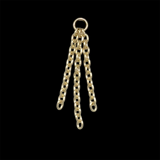 Rolo Trio Sym. Chain Dangle (5/8",3/4",5/8")
